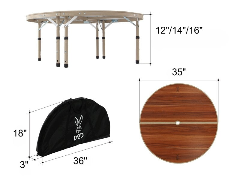 One Pole Tent Table