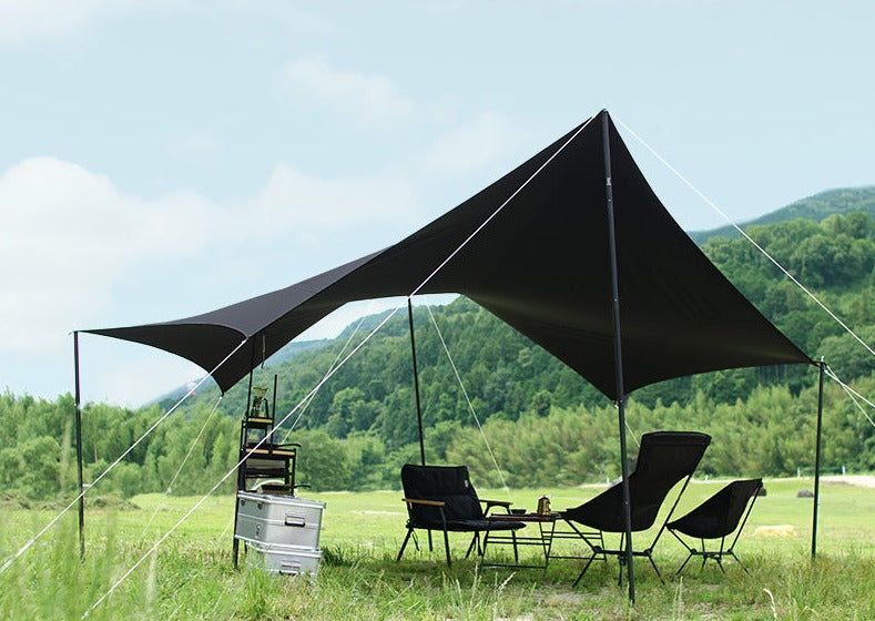 Tarp Shelter With Poles Large Tarp Shelter Big Tarp Pole