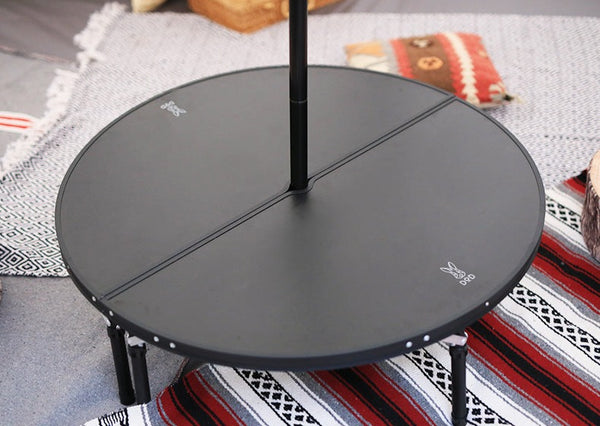 One Pole Tent Table Black