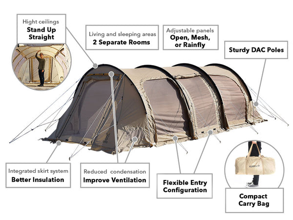 Kamaboko Super Tent (M) - DOD Outdoors