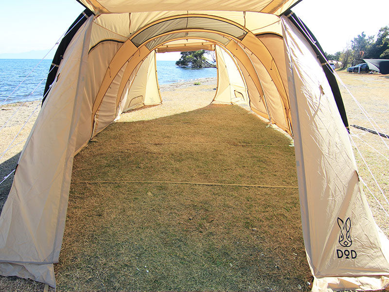 テント/タープ DOPPELGANGER - DOD KAMABOKO TENT 3(L) T7-690-T カマボコテント3L（カーキ） T7-690-KH - DOD（ディーオーディー