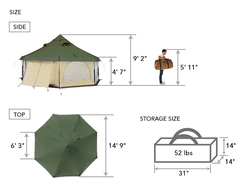 Takenoko Bell Tent