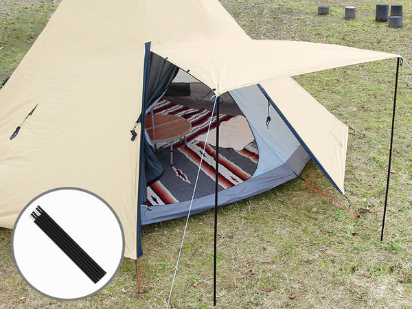テント・タープ COTTON SQUARE TARP POLE-POLE 1_2cefef0e-92da-4fe0-beae-
