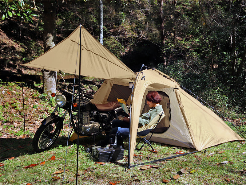 テント・タープ DOD RIDER'S ONEPOLE TENT DOD Riders One Pole Tent T1-442 Tan Touring Specifications 2