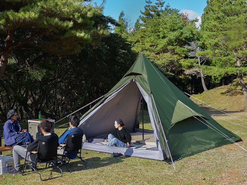 canvas pyramid tent RX Pyramid Tent (L) Tan