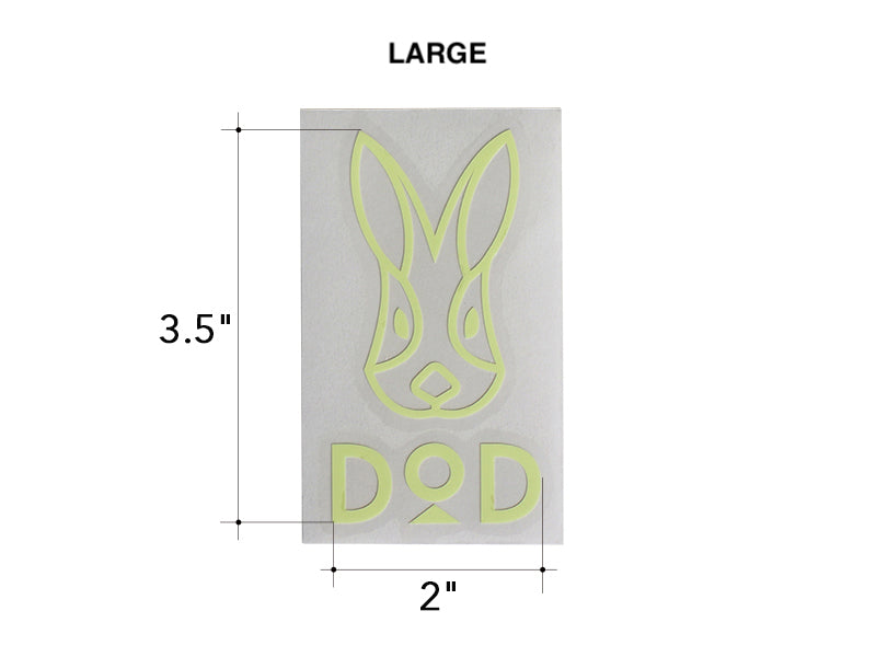 Glowing Logo Sticker - DOD Outdoors