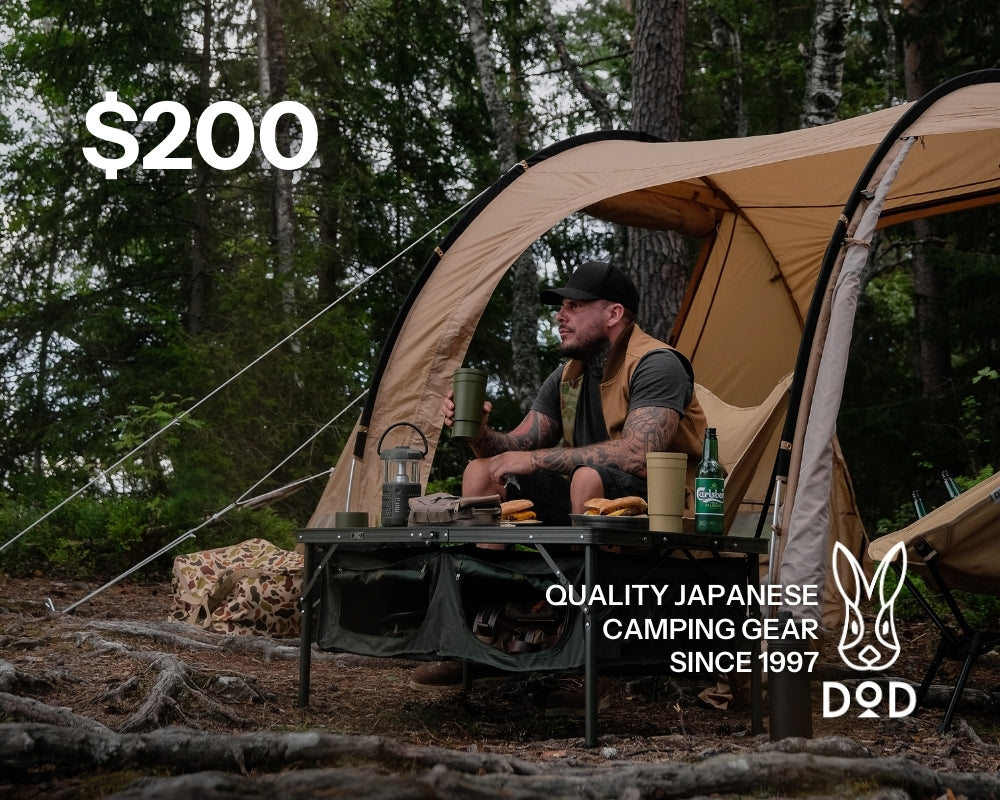 DOD  アウトドア DOD Outdoors Gift Cards