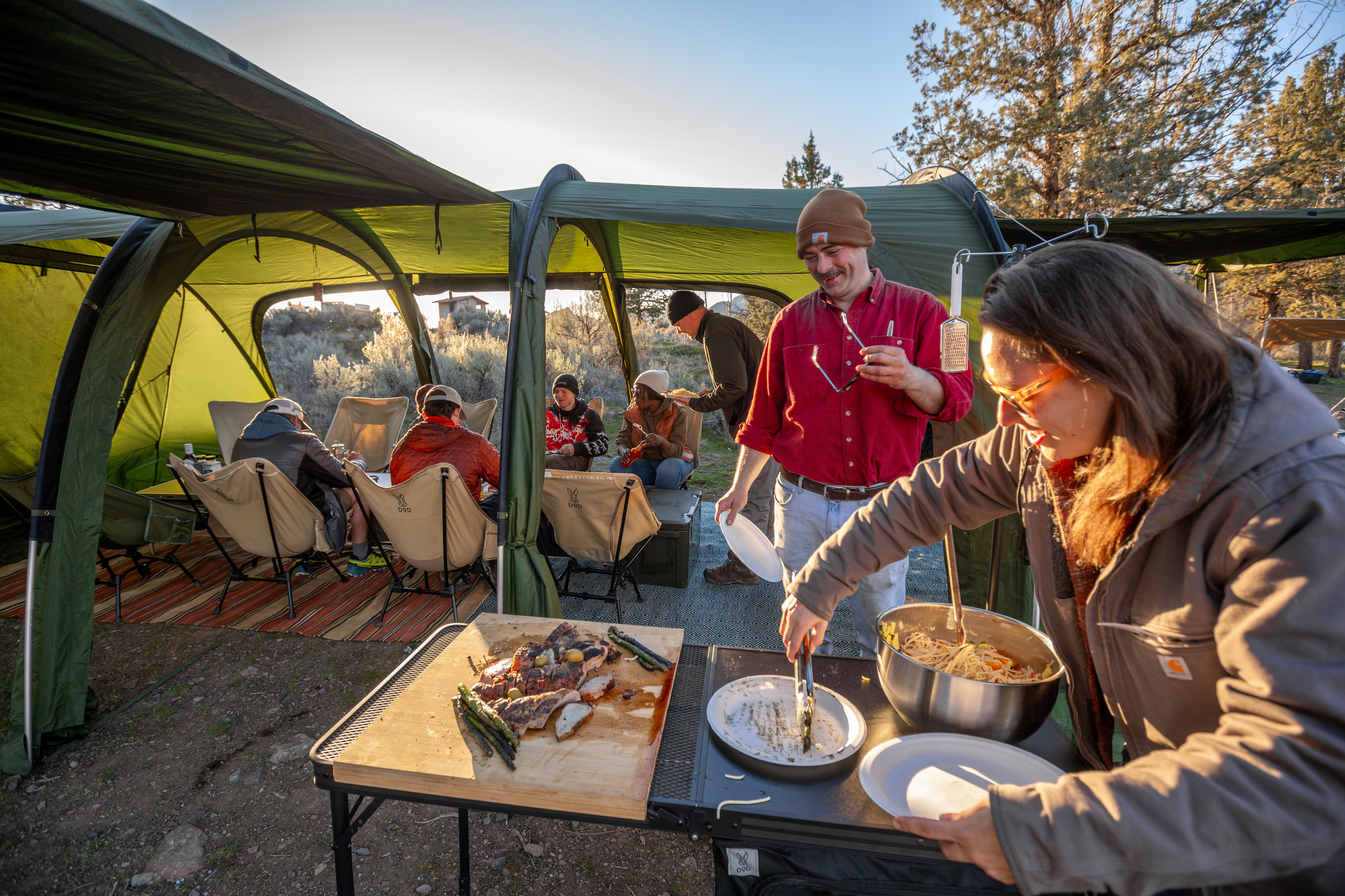 DOD KAMABOKO TENT 3(L) カーキ カマボコテント3L（カーキ） T7-690-KH - DOD（ディーオーディー