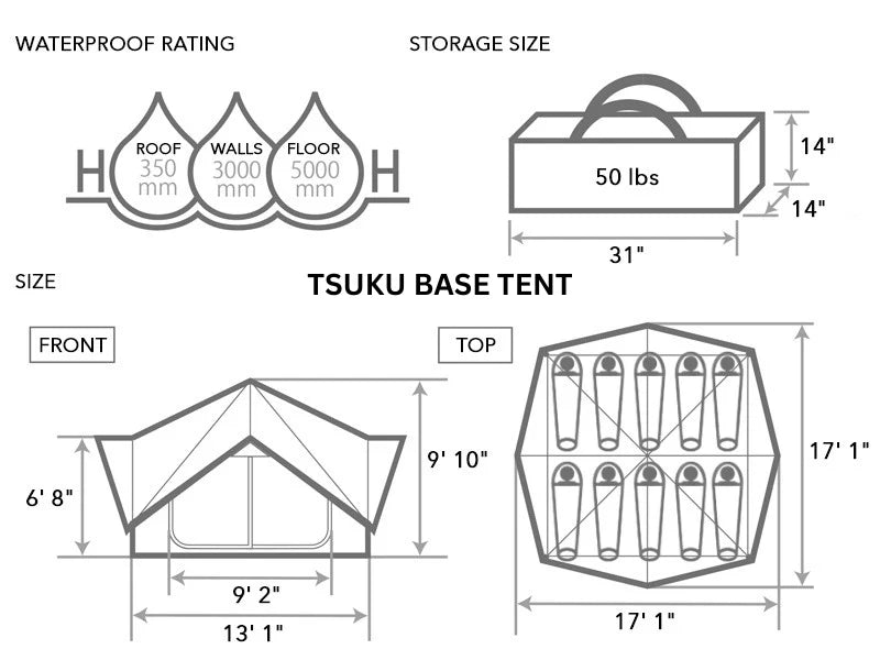 Tsuku + Awning Bundle