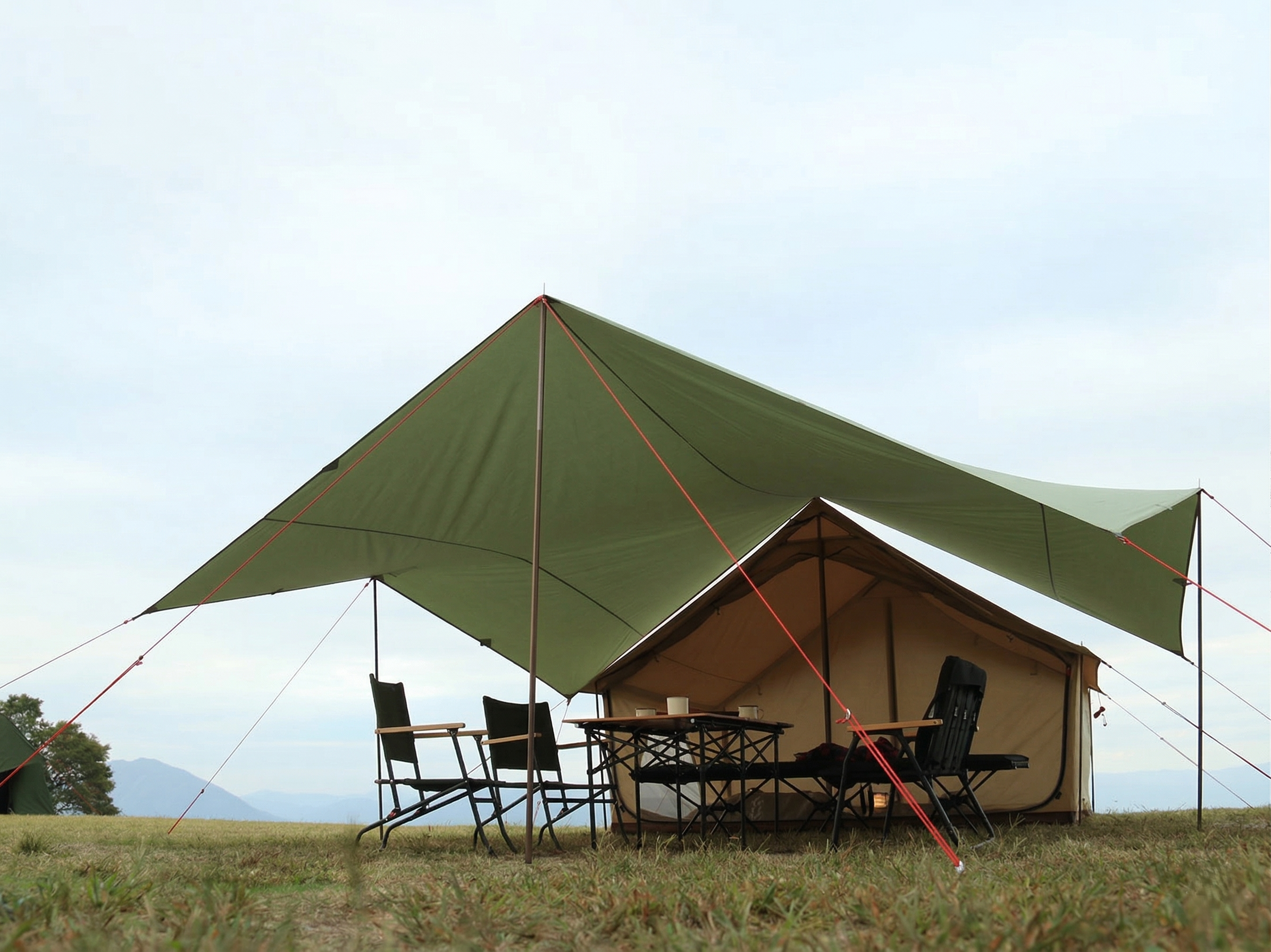 stretch tarp Base Camp Awning