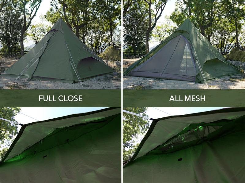 dd tent RX Pyramid Tent (L) Tan