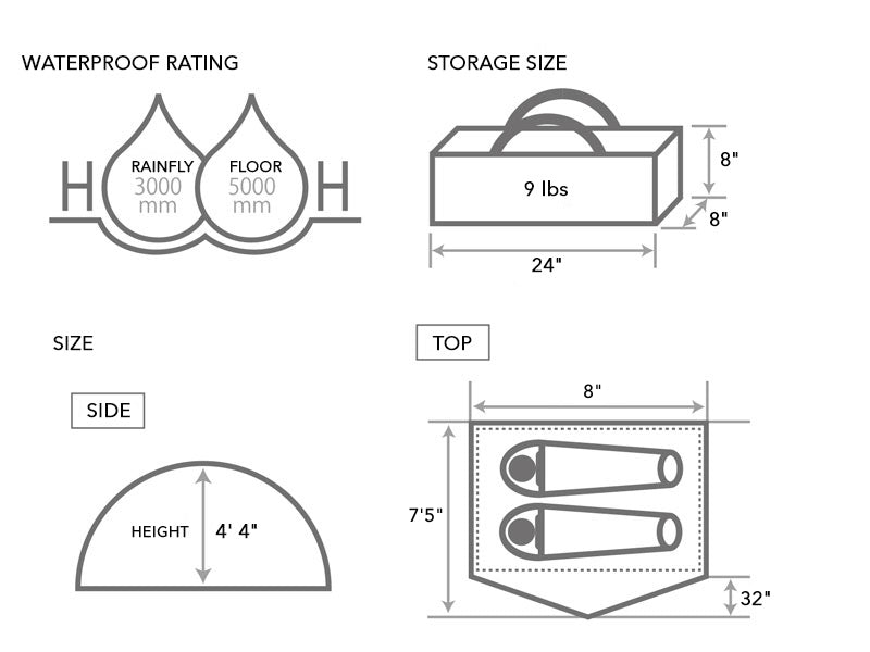 Tomo 1Pull Dome Tent