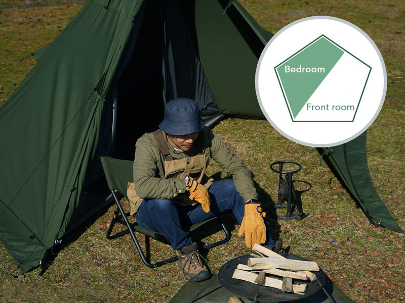DOD ムシャテント MUSHA TENT ブラック Musha 1Pole Tent