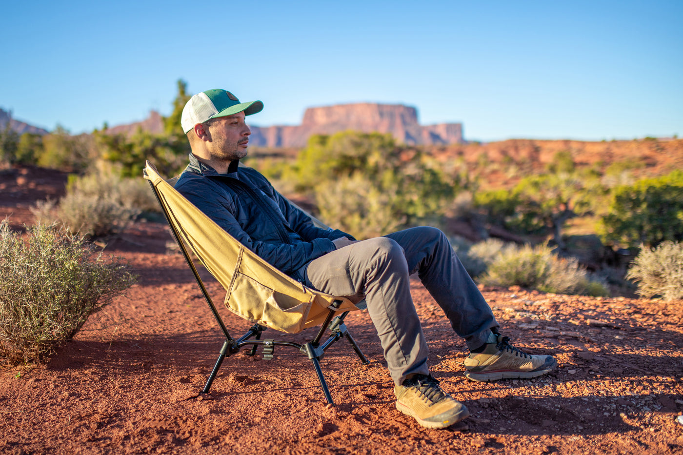 Outdoor camping with DOD chair