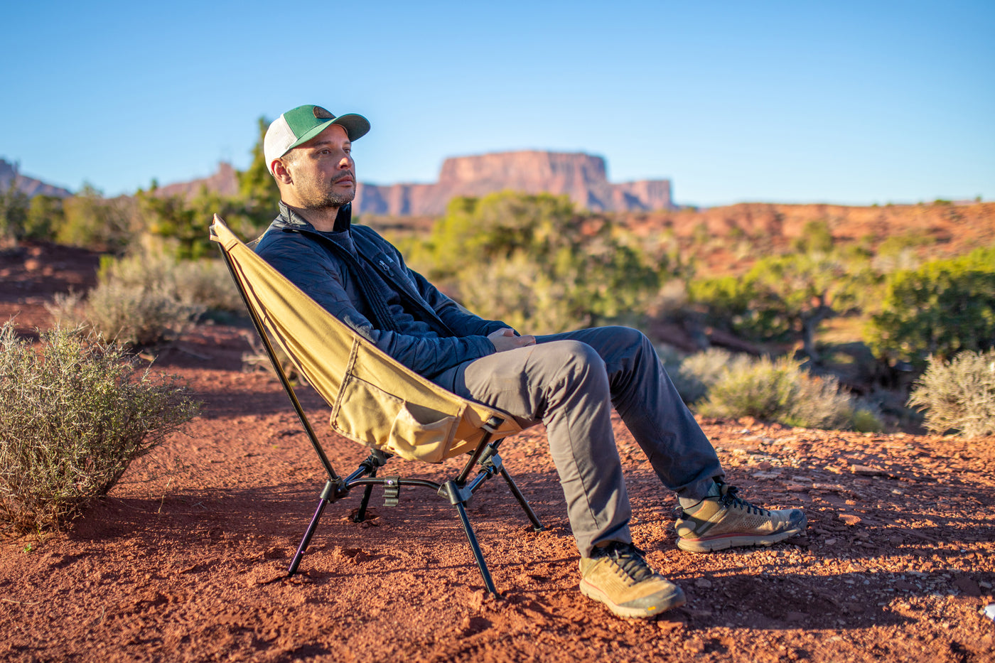 Outdoor camping with DOD chair
