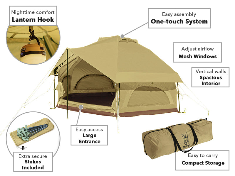 Kinoko Mushroom Tent