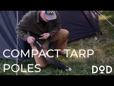 Compact Tarp with Pole | Poles for Tarp| DOD Outdoor