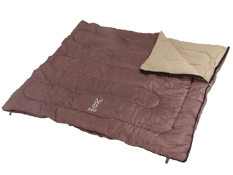 (美品) DOD FAMILY's SLEEPING BAG わがやのシュラフ わがやのシュラフ（ブラウン） S4-511 - DOD（ディーオーディー